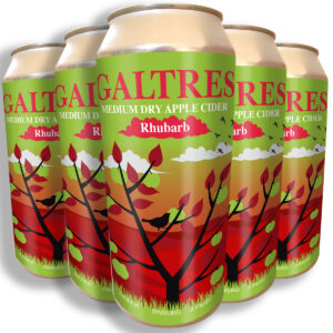 Rhubarb cider 12 pack